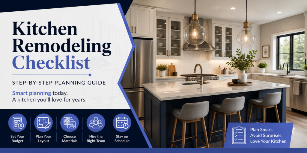 Kitchen Remodeling Checklist: Step-by-Step Planning Guide